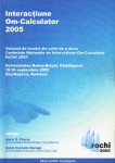 Volumul de lucrări RoCHI 2005 - coperta 1